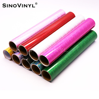30,5x152CM holográfico cepillado Color DIY corte Plotter vinilo hojas pegatina