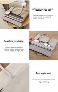 Housse d'ordinateur portable personnalisée tendance avec logo, 14, 15,6, 16 pouces, pour femmes, article promotionnel - Product Image 4