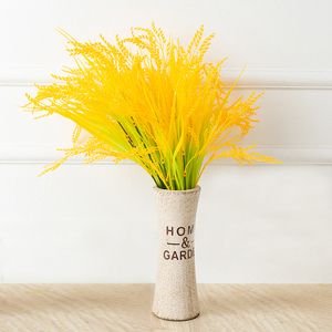 Bán Sỉ Trực Tiếp Từ Nhà Máy Sản Xuất Cây Mô Phỏng Theo Yêu Cầu Hoa Khô Lúa Mì Vàng Tự Nhiên - Product Image 3