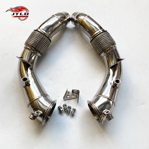 Tuyau de descente sport en acier inoxydable 304 poli sans catalyseur pour BMW M5 F10 S63 4.4T V8 – Vente Flash - Product Image 6