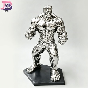 Statua a Specchio a Grandezza Naturale per Palestra all'Aperto o al Chiuso, Scultura in Acciaio Inossidabile di <span class=keywords><strong>David</strong></span> Arnold - Product Image 2