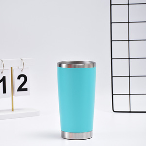 Custom Outdoor Portable Tumbler Travel Mug Wholesale Coffee Mugs Stainless Steel Insulated Thermos Cup 20 Oz Tumbler With Lids - Product Image 4