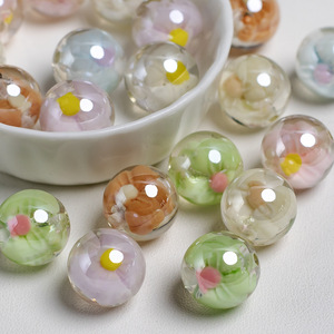 K16 Star Shape Bubble Cold Moon Acrylic Mixed Color Electroplated Through-Hole Loose Handmade <b>Diy</b> Mobile Phone Edge <b>Accessory</b> - Product Image 5