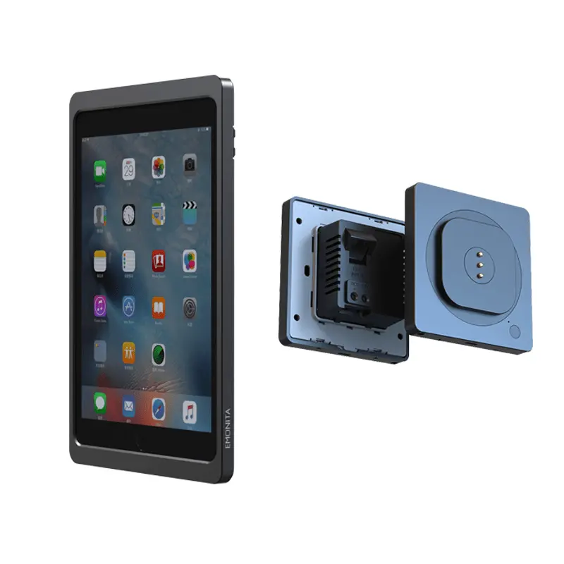 Poe cung cấp điện Wall Mount 10.2inch emonita tường sạc nhanh sạc cho ipad7/8/9gen iPad không dây sạc Wall Mount