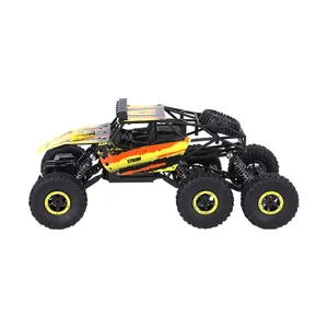 2.4G 6wd off-road monster truck with railing dinosaur rc truck and trailer drifting car toy for kids