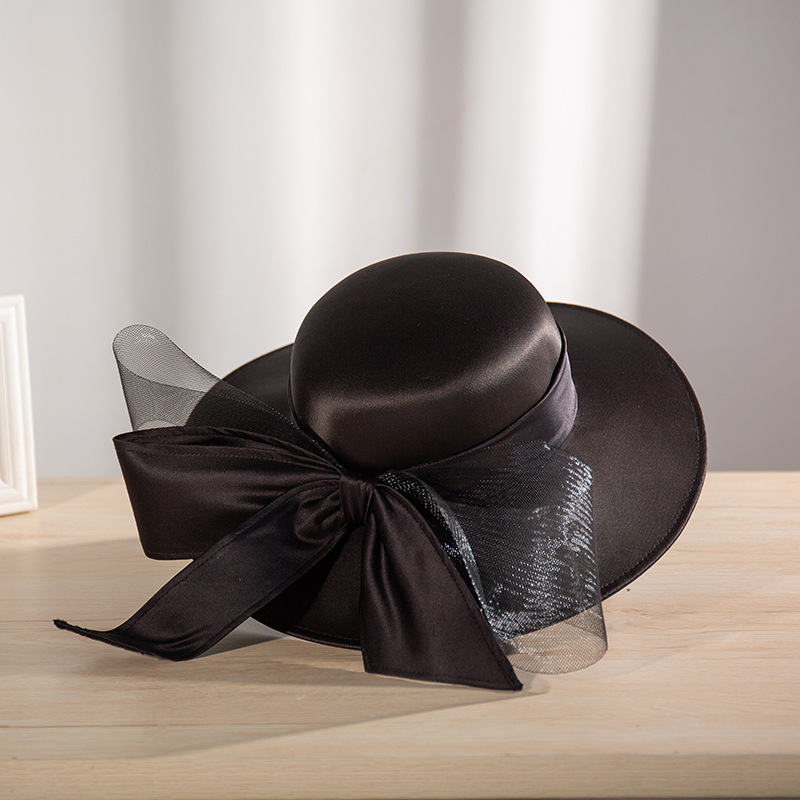 ladies dress hats wholesale Wholesale Cheap Ladies Summer Dress Hat Wide Brim Sinamay Wedding Hats for  Daily Outdoor Decoration Plain Organza Sports Beach| Alibaba.com