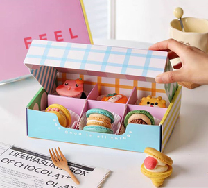 Caja para Pastel Personalizada con Logotipo, Cajas de Cartón para Empacar Alimentos, para Panaderí<span class=keywords><strong>a</strong></span>, Sushi, Chocolate, Caja de Regalo Reciclable - Product Image 5
