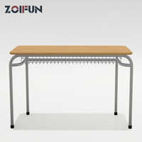 Offre Spéciale : Mobilier Scolaire – Bureau et Chaise en Bois à Deux Places pour Étudiants – Tables et Bancs Doubles pour Salles de Classe