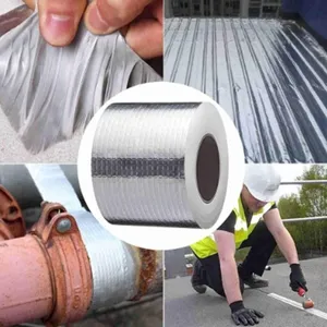 Süper Anti kaçak su geçirmez bant alüminyum folyo güçlü bant durdurma kaçak güç yapıştırıcı butil bant çatlak onarım yama mühür sızdırmazlık - Product Image 6