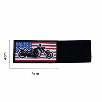 Vestes en cuir pour motards avec logo personnalisé, patchs brodés, badges à scratch, accessoires vestimentaires