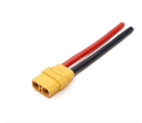 Câble adaptateur XT90 vers XT60 30A DC, connecteur d'affichage LCD pour vélo électrique, fil d'extension d'alimentation ESC, faisceau de charge 14AWG