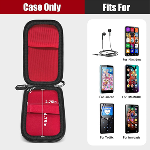 Étui rigide en EVA imperméable et antichoc, logo personnalisé acceptable, sac de protection pour lecteur MP3 MP4 - Product Image 3