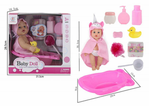 Juguete de baño para bebé con diseño de pato para niñas de 0 a 24 meses, material plástico - Product Image 1