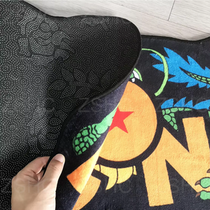 Alfombras y alfombras antideslizantes con letras de bola de estilo <span class=keywords><strong>Dragon</strong></span> Anime para niños recién llegados al por mayor, alfombra esponjosa personalizada 3D para el hogar - Product Image 4