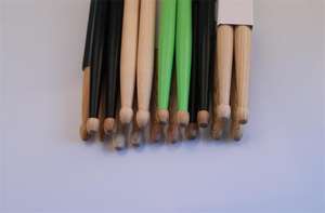 Baquetas de madera de nogal, color madera Natural, colorido, textura antideslizante, 5A 7A - Product Image 5