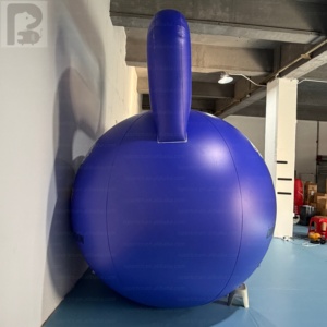 Kettlebell géant <span class=keywords><strong>gonflable</strong></span> de 2m et 3m avec impression intégrale, modèle de kettlebell <span class=keywords><strong>gonflable</strong></span> pour l'entraînement physique, <span class=keywords><strong>ballon</strong></span> de kettlebell avec logo - Product Image 4