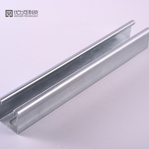 Canalina a U in Acciaio Zincato per Edilizia, Materiale da Costruzione Monocanale - Product Image 3