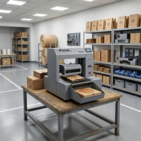 Machine d'impression d'emballages Falcon 491S-Pro sur demande, imprimante à passage unique pour la production de sacs en papier personnalisés en petites séries, boîtes à pizza