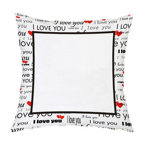 Venta al por mayor sublimación personalizada 40*40cm funda de almohada gran oferta regalo de recuerdo para el Día de San Valentín - Product Image 1