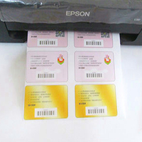 Feuille de PVC HSQY flexible, mince, imprimable par jet d'encre, pour cartes d'identité professionnelles