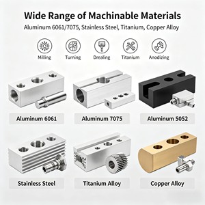Servicio de Mecanizado CNC de Torneado y Fresado para Piezas de Latón (Producción por Pedido Personalizado, Componentes Torneados y Fresados de Precisión) - Product Image 2