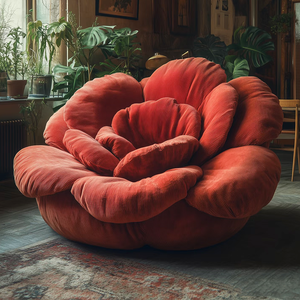 โซฟาผ้ากำมะหยี่สีชมพู รุ่นล็อตัส ให้ความรู้สึกอบอุ่นสบาย เหมาะสำหรับห้องพักหรูหรา กว้างขวาง นั่งเล่นผ่อนคลายได้อย่างสบาย  เฟอร์นิเจอร์ห้องนั่งเล่น - Product Image 3