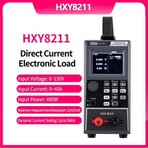 เครื่องทดสอบโหลดอิเล็กทรอนิกส์แบบตั้งโปรแกรมได้ ช่องเดียว/สองช่อง รุ่น HXY8211 ความละเอียด 1mV/1mA แรงดัน 500V อัตราการสุ่มตัวอย่าง 4.8MHz กระแสไฟ 40A - Product Image 4
