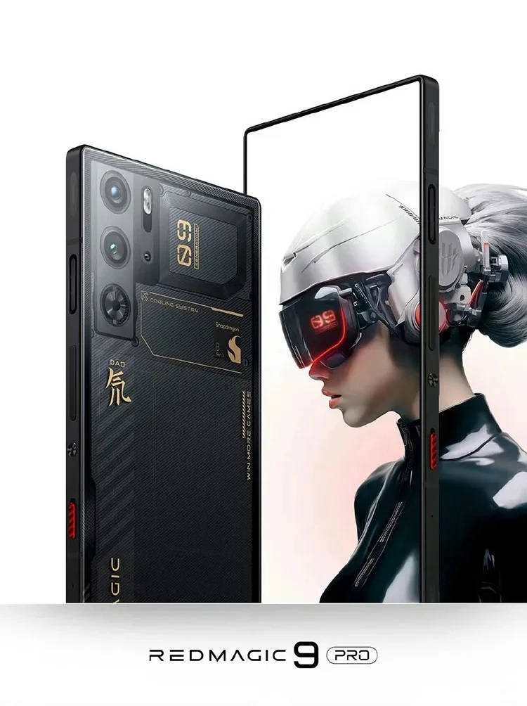 オリジナルのNubiaRed Magic 9 Pro Plus 5Gゲーミングフォン6.8 
