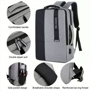 OEM Fashion Travel Business Laptop <b>Backpack</b> Custom Men High Capacity Oxford Waterproof Casual <b>Backpacks</b> Mochilas With USB - Product Image 6
