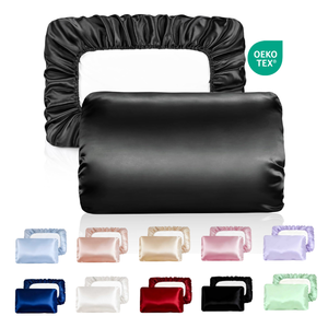 <span class=keywords><strong>Funda</strong></span> de <span class=keywords><strong>Almohada</strong></span> Personalizada QINGYAN con Logotipo, <span class=keywords><strong>Funda</strong></span> de <span class=keywords><strong>Almohada</strong></span> de Viaje con Banda Elástica, <span class=keywords><strong>Funda</strong></span> de <span class=keywords><strong>Almohada</strong></span> de Hotel <span class=keywords><strong>Antibacteriana</strong></span> y Refrescante, Negra - Product Image 5
