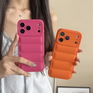 Funda Protectora para Teléfono con Diseño de Chaqueta Acolchada para iPhone 17 Pro Max 16 Plus 15 14 13 12 11 - Product Image 5