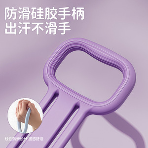 Bande de résistance Binluo en forme de huit, rose, avec logo, sangle élastique pour étirements du dos et amincissement, équipement de yoga - Product Image 5