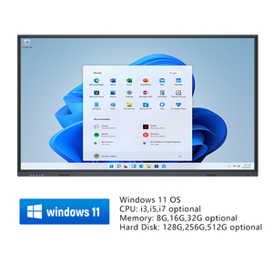 Pizarra Blanca Inteligente GHOT de 65/75/85/98/110 Pulgadas, Pantalla Táctil Multi-IR, Panel Plano Interactivo 4K, Garantía de 18 Meses - Product Image 3