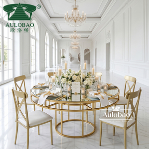 Sillas de banquete para restaurante y bodas con estructura de aluminio dorado - Product Image 4