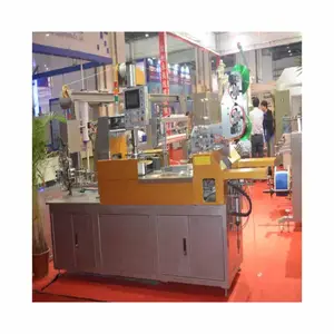 Factory Automatic copper wire cable coiler Cable Wire coiling and heat shrink wrapping machine with Labeling Packing Machine