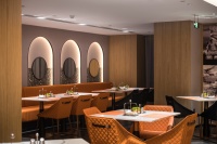 Maßgefertigte Australische Moderne Kaffeehaus- und Fast-Food-Restaurant-Esszimmergarnitur, Metall-Küchen-Esszimmer-Restaurant-Tischsets
