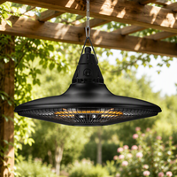 Chauffage électrique extérieur halogène/tubes en fibre de carbone élément chauffant infrarouge pour utilisation dans le jardin avec télécommande