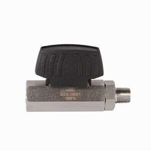 วาล์วบอลหกเหลี่ยมสแตนเลส ROKE 1/8BSP 1000PSI สำหรับใช้งานในอุตสาหกรรม - Product Image 2