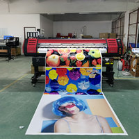 Más barato 1,6 M 1,8 m 5/6ft gran formato Eco solvente Flex Banner vinilo impresión Plotter y sublimación Jersey impresora