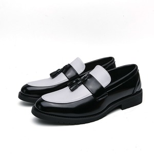 2026 Spring New Large Size Formal Business Leather Shoes <strong>Brogue</strong> Men's Slip-On Tassel Loafers 46 - Product Image 5