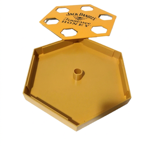 Factory Acrylic plastic <b>Bar</b> glass cup serving tray bottle tray,shot glass display tray - Product Image 1