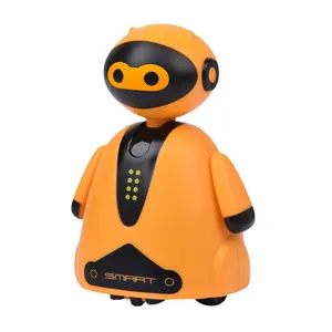 Robot de seguridad pequeño para niños, juguete de robot de seguridad con batería