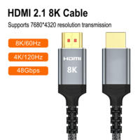 JustLink 8K HDR HDMI V2.1 8K 60Hz HDMI-Kabel 4K 120Hz Video-Audio-Kabel für Monitor Computer Projektor Laptop