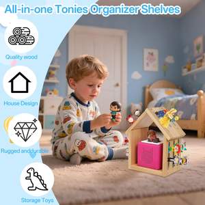 <span class=keywords><strong>Estante</strong></span> <span class=keywords><strong>para</strong></span> Tonies, en Forma de Casa, <span class=keywords><strong>para</strong></span> 24 Figuras, Estantes Flotantes de Madera <span class=keywords><strong>para</strong></span> Paredes - Product Image 4