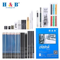 Kit de Crayons Professionnels d'Art OEM 48 Pièces pour Croquis et Dessin, avec Outil de Dessin et Étui en Nylon
