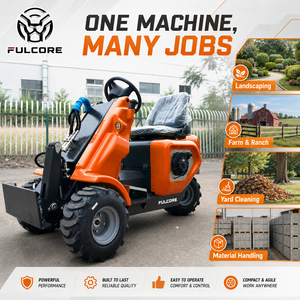 รถตักล้อยาง FULCORE มาตรฐาน ISO สำหรับงานหนัก ตัวถังเหล็กหนาพิเศษ ทนทานต่อแรงกระแทกสูง ตัวถังขนาดกะทัดรัด กว้างไม่เกิน 1 เมตร - Product Image 4