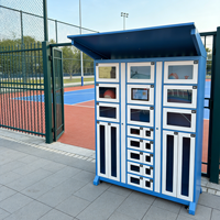 Casillero Modular Inteligente Impermeable para Alquiler con Compartimentos Personalizados para Equipos Deportivos, Herramientas y Artículos de Exterior en Campus y Zonas Escénicas