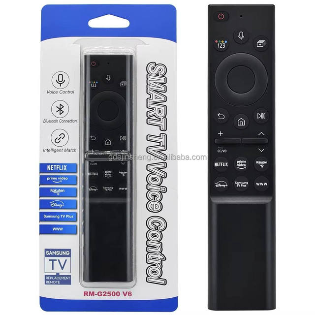 New RM-G2500 V6 Voice Remote Control Universal Fit for Samsung Smart 4K UHD LCD LED QLED TV TU8000 TU8300 RU9000 Q60T Q70T Q80T