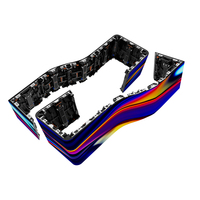 Pantalla LED Curva de Alquiler, Gabinete Flexible con Clasificación IP65, LED SMD, Video Wall para Iglesias, Eventos, Exposiciones, Transmisión en Vivo (CE ETL FCC)