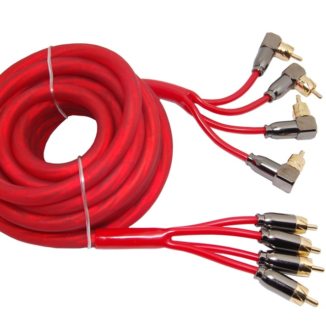 High Quality 4R to 4R Stereo Interconnect Audio Cable RCA to RCA